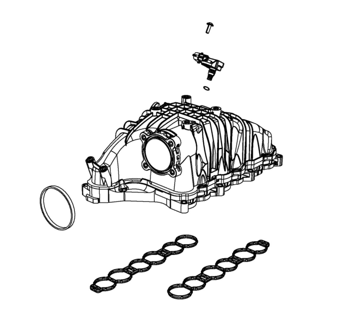 New Genuine Mopar Intake Manifold With Swirl Motor For Jeep Grand Cher