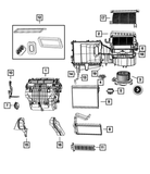 New Genuine Mopar Blend Door Actuator for Jeep Wrangler JK 2011-2018 68018109AA