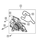 New Genuine Mopar Water Pump For Jeep Grand Cherokee WK 5.7L 2011-2020 68346916AA 68346915AA
